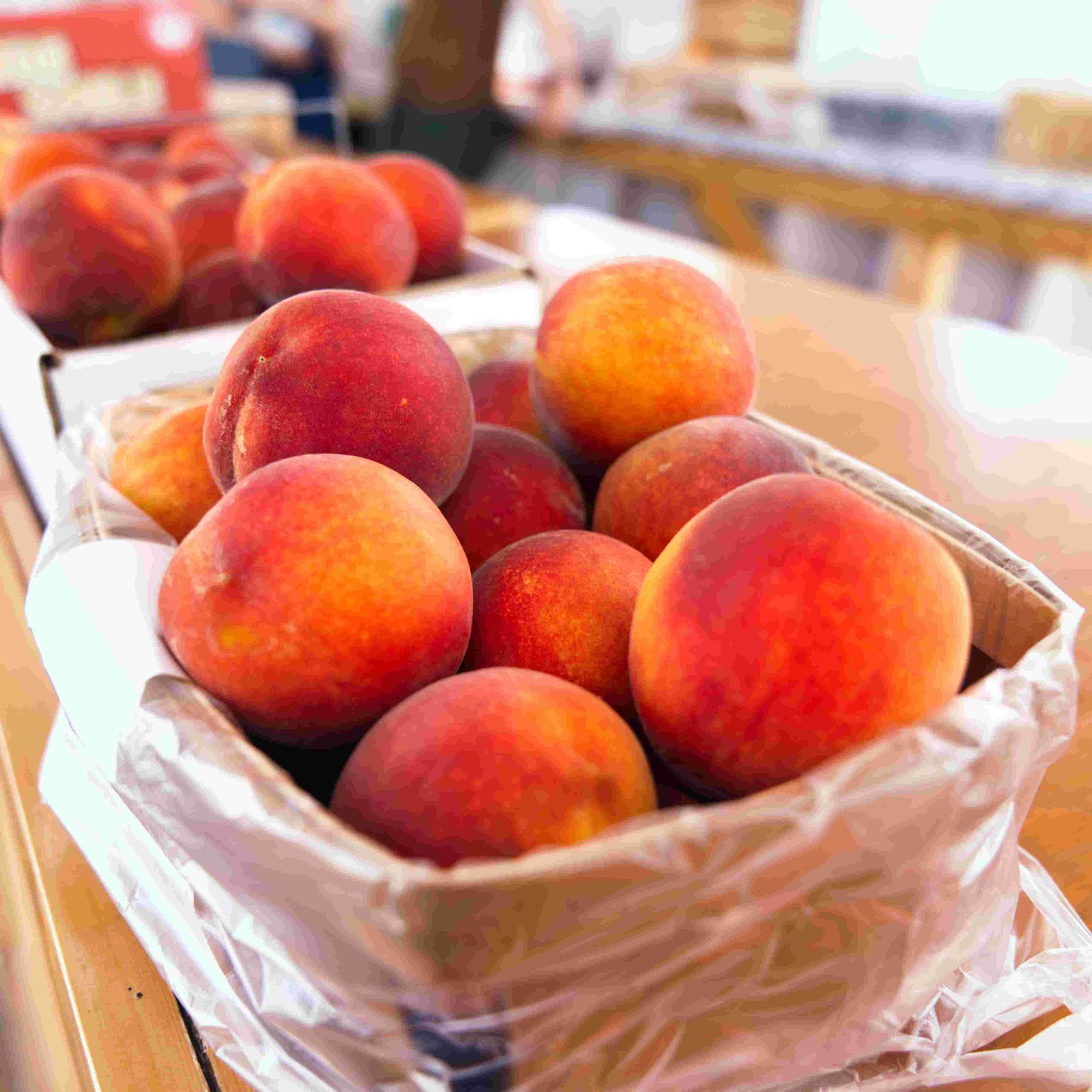 Four Quart Bag of Peaches Four Quart Bag of Peaches